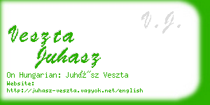 veszta juhasz business card